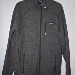 Patagonia grey zip up jacket